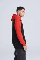 Hanorac unisex Just Hoods Baseball personalizat, pe model