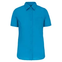 Cămașă damă Kariban Judith Short-sleeved personalizată, albastru