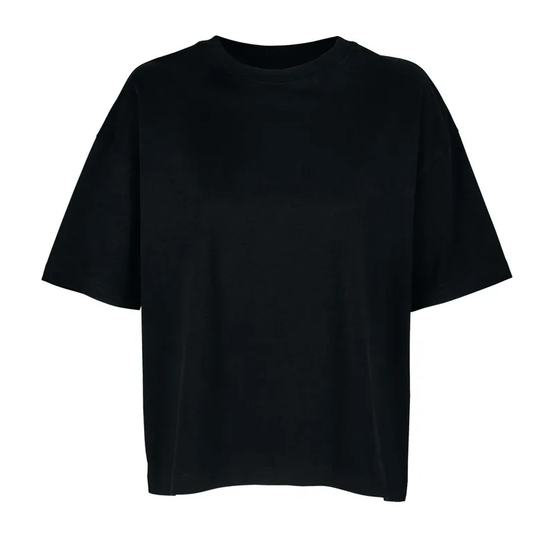 Tricou damă SOL'S Boxy Oversized personalizat, negru