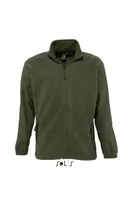 Jachetă polar bărbați SOL'S North Zipped Fleece personalizată, verde