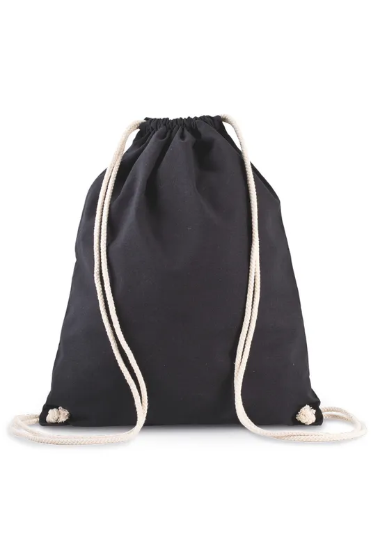 Rucsac Kimood Organic Cotton Backpack With Drawstring Carry Handles