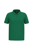 Tricou polo bărbați Kariban Short-sleeved Piqué personalizat, verde