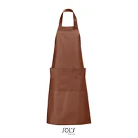 Șorț Sol's Gala With Pockets personalizat, brown