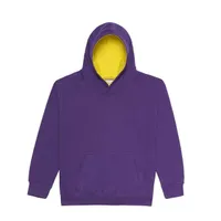Hanorac copii Just Hoods Varsity personalizat, violet