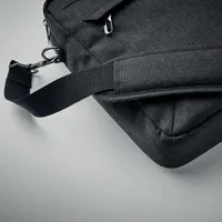 Geantă pentru laptop 600D RPET personalizată, vedere detaliu