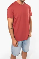 Tricou unisex Kariban Organic 190IC Crew Neck personalizat, pe model