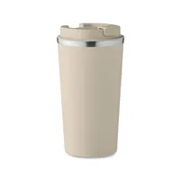 Pahar cu pereți dubli 510 ml personalizat, bej