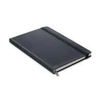 Notes A5 din PU reciclat personalizat, negru