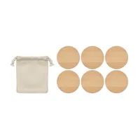 Set de 6 suporturi de pahare personalizat, vedere lateral