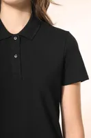 Tricou polo damă Kariban Premium Short-sleeved Supima® personalizat, pe model