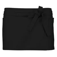 Șorț Kariban Cotton Short personalizat, negru