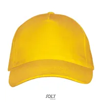 Șapcă SOL'S Long Beach 5 Panel personalizată, galben