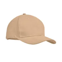 Șapcă baseball cu 6p 270gr personalizată, bej
