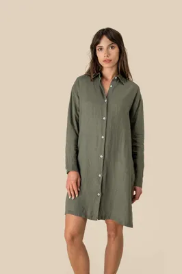 Cămașă damă Spasso Linen Dress personalizată