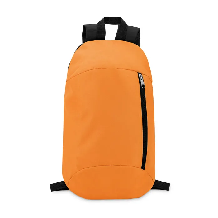 Rucsac cu buzunar frontal. personalizat, portocaliu