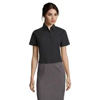 Cămașă damă Sol's Escape Poplin personalizată, black