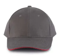 Șapcă Kariban Orlando 6 Panels personalizată, gri
