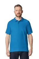 Tricou polo unisex Gildan Premium Cotton® Adult Double Piqué personalizat, pe model