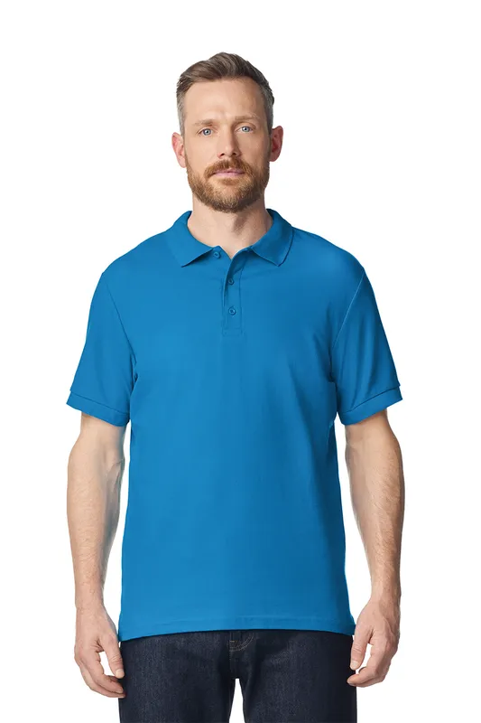 Tricou polo unisex Gildan Premium Cotton® Adult Double Piqué