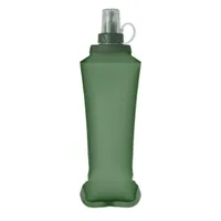 Sticlă de apă pliabilă 500ml personalizată, verde