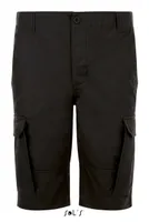 Pantaloni scurți bărbați SOL'S Jackson Bermuda Shorts personalizați, negru