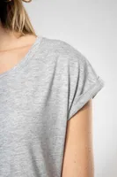 Tricou damă Kariban Long personalizat, pe model