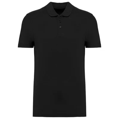 Tricou polo unisex Kariban Piqué personalizat, negru