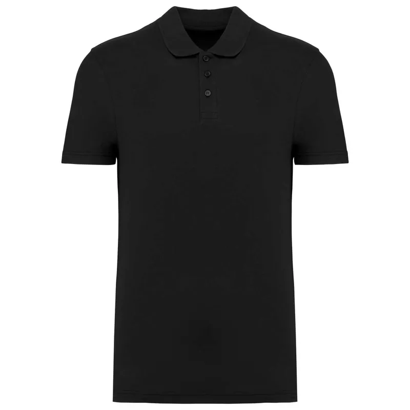 Tricou polo unisex Kariban Piqué personalizat, negru