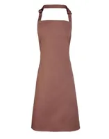 Șorț Premier Colours Collection Bib personalizat, maro