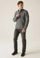 Bluză bărbați Regatta Solomon Zip-neck Knitted Pullover personalizată, pe model
