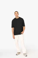 Tricou bărbați Native Spirit Washed Effect Oversized personalizat, pe model