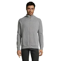 Jachetă bărbați Sol's Sundae Zipped personalizată, deep grey melange