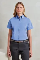 Cămașă damă Premier Short Sleeve Poplin Blouse personalizată, pe model