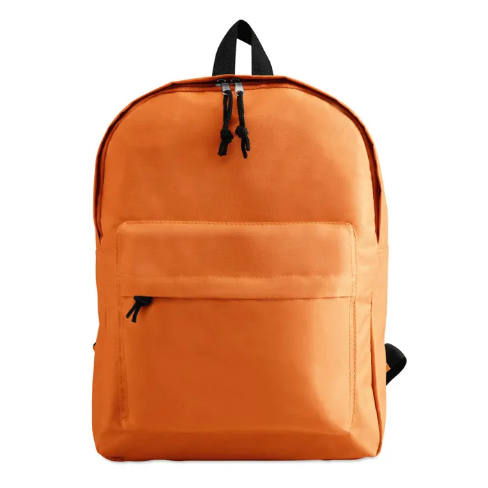 Rucsac cu buzunar exterior personalizat, portocaliu