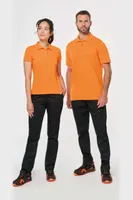 Tricou polo bărbați Designed To Work Short-sleeved personalizat, pe model
