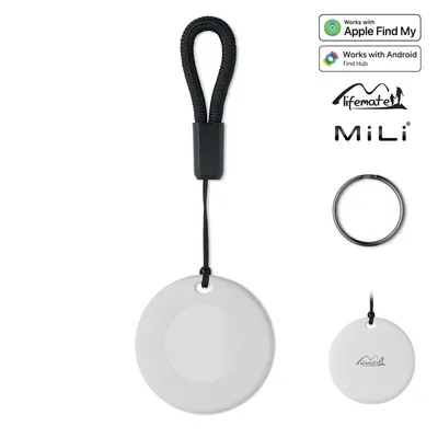 Localizator inteligent Find My personalizat, alb