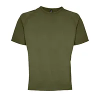 Tricou bărbați SOL'S Sporty Raglan Sleeved personalizat, verde
