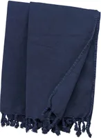 Prosop Kariban Vintage Fouta personalizat, albastru
