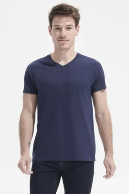 Tricou bărbați SOL'S Imperial V V-neck personalizat