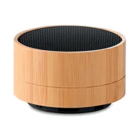 Boxă wireless din bambus 3W personalizată