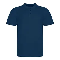 Tricou polo unisex Just Polos The 100 personalizat, albastru