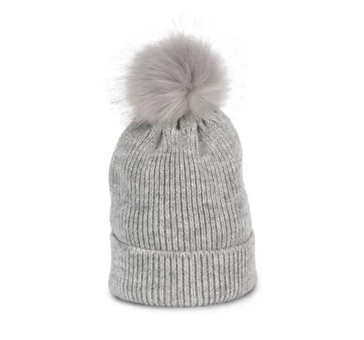 Căciulă K-UP Knitted Bobble Beanie IN Recycled Yarn personalizată