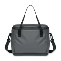 Cooler bag tarpaulin 16L personalizat, vedere lateral