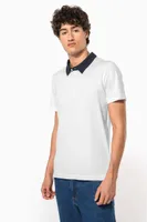Tricou polo bărbați Kariban Two-tone Jersey personalizat, pe model