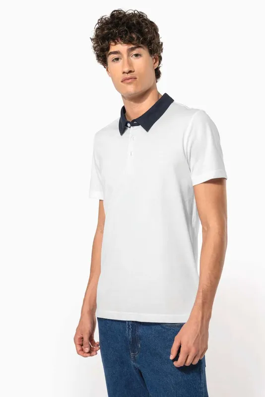Tricou polo bărbați Kariban Two-tone Jersey