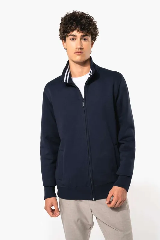 Jachetă bărbați Kariban Full Zip Sweat personalizată, pe model