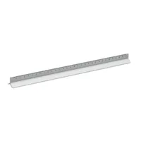 Riglă 30 cm din aluminiu personalizată, vedere detaliu