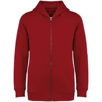 Hanorac copii Native Spirit Eco-friendly Full Zip personalizat, roșu