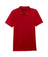 Tricou polo damă Gildan Softstyle™ Double Piqué personalizat, roșu