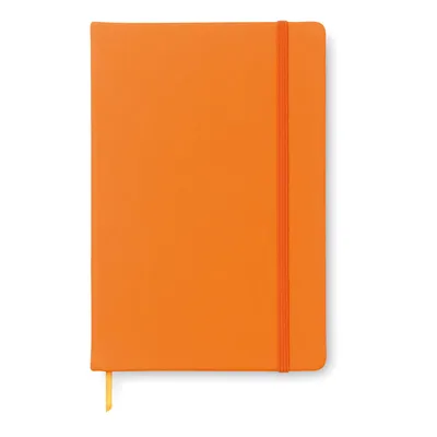 Carnet A5 liniat personalizat, portocaliu